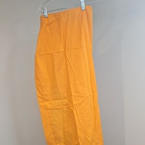 Hello Molly Asymmetrical Orange Maxi Skirt Casual